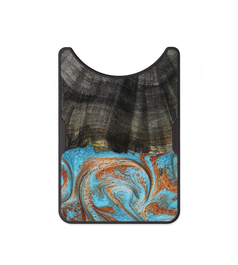 Alloy Wood Wallet - Elmore (Teal & Gold, 798688)