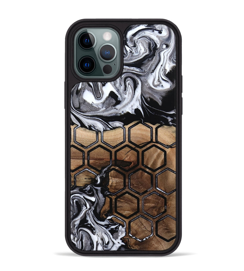 iPhone 12 Pro Max Wood Phone Case - Kenneth (Pattern, 798699)
