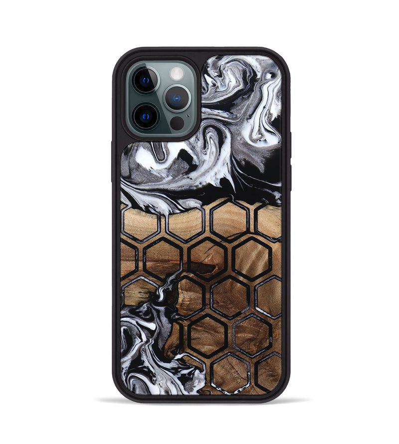 iPhone 12 Pro Wood Phone Case - Kenneth (Pattern, 798699)