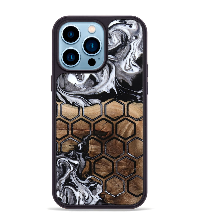 iPhone 14 Pro Max Wood Phone Case - Kenneth (Pattern, 798699)