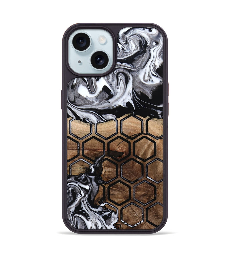 iPhone 15 Wood Phone Case - Kenneth (Pattern, 798699)