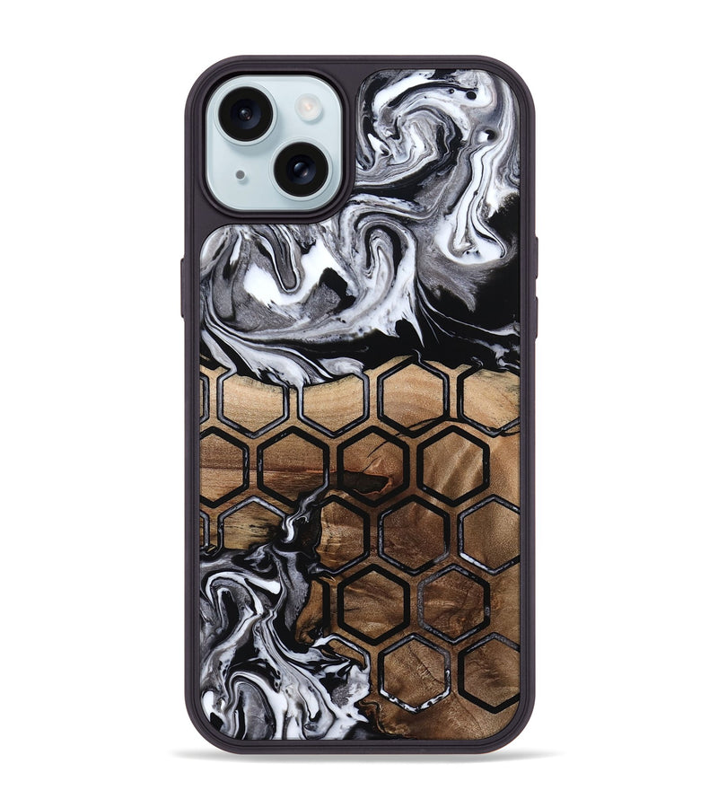 iPhone 15 Plus Wood Phone Case - Kenneth (Pattern, 798699)