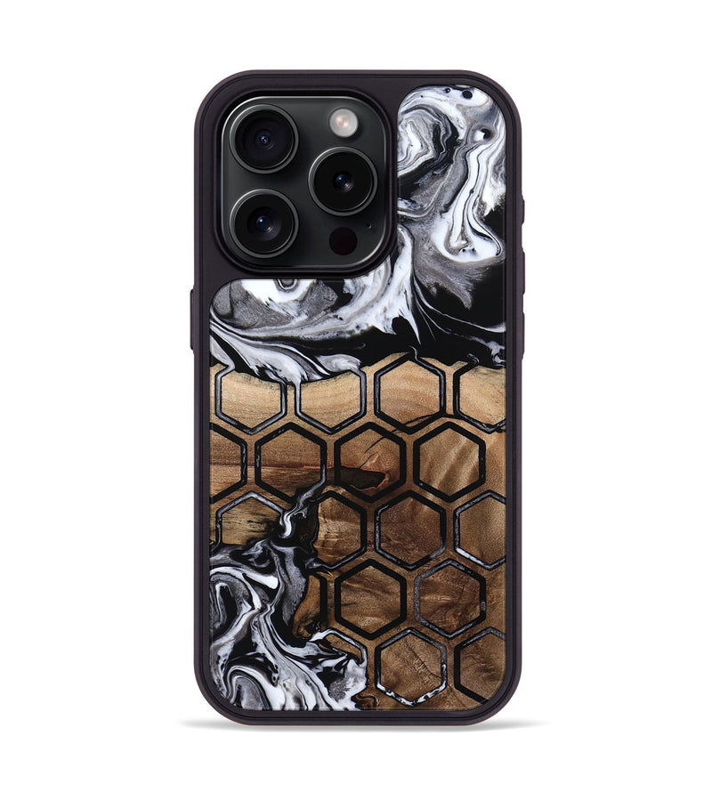 iPhone 15 Pro Wood Phone Case - Kenneth (Pattern, 798699)
