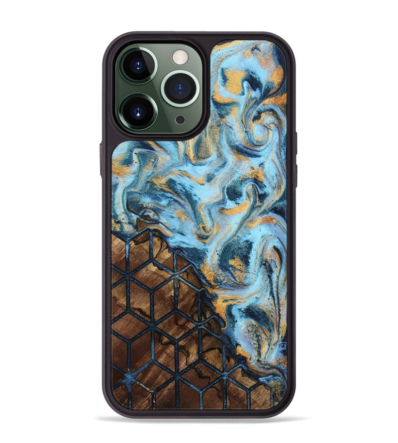 iPhone 13 Pro Max Wood Phone Case - Quinten (Pattern, 798703)