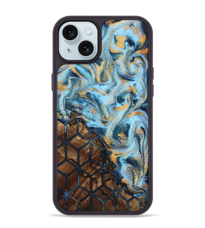 iPhone 15 Plus Wood Phone Case - Quinten (Pattern, 798703)