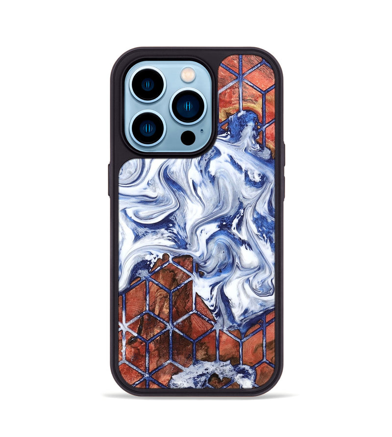 iPhone 14 Pro Wood Phone Case - Ellie (Pattern, 798705)