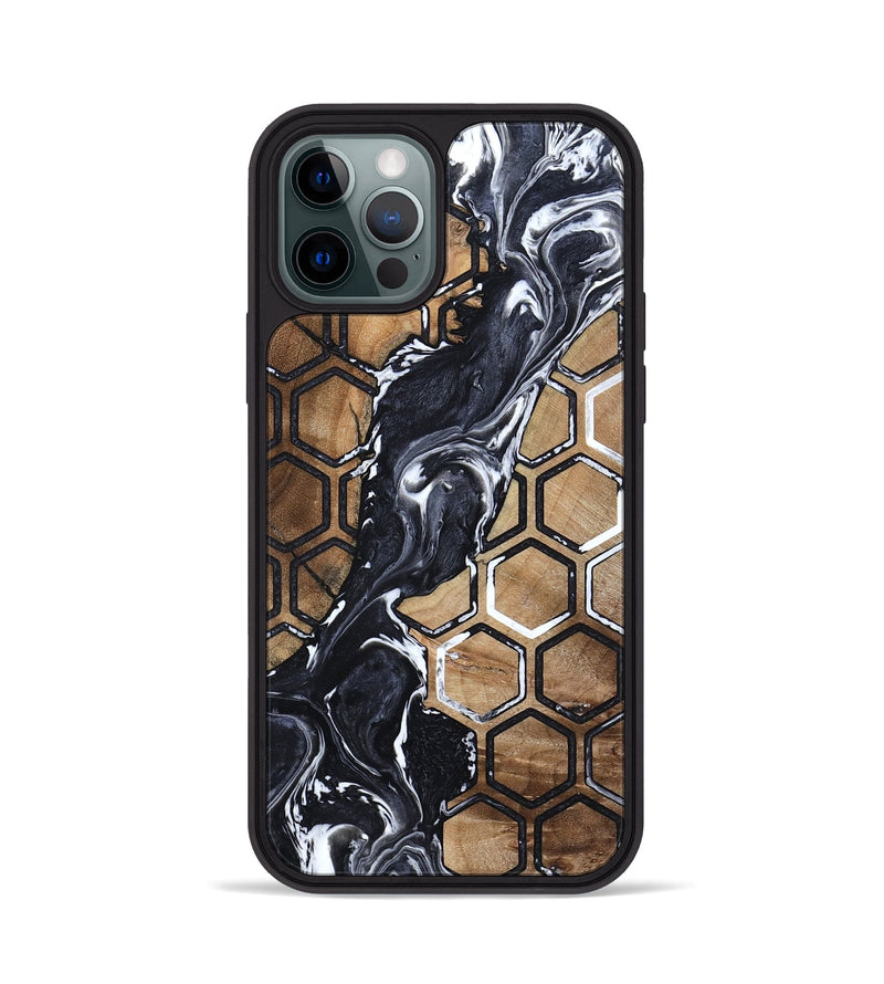 iPhone 12 Pro Wood Phone Case - Jovanni (Pattern, 798707)
