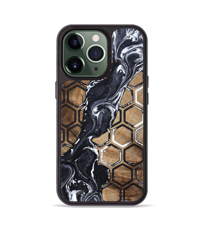 iPhone 13 Pro Wood Phone Case - Jovanni (Pattern, 798707)