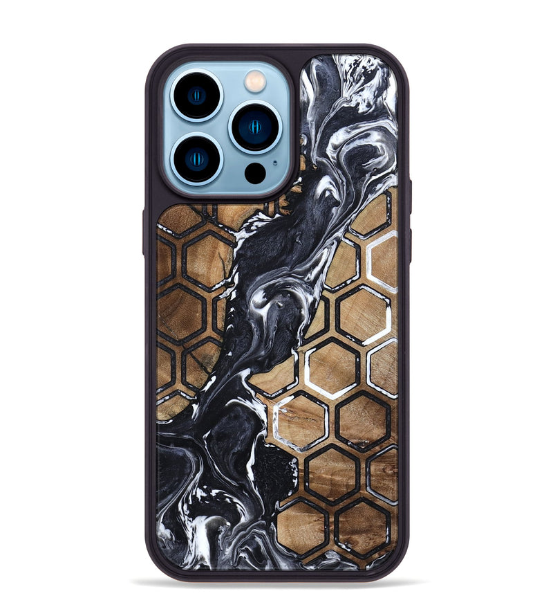 iPhone 14 Pro Max Wood Phone Case - Jovanni (Pattern, 798707)