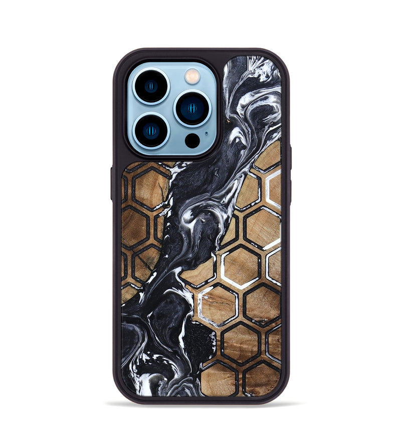 iPhone 14 Pro Wood Phone Case - Jovanni (Pattern, 798707)