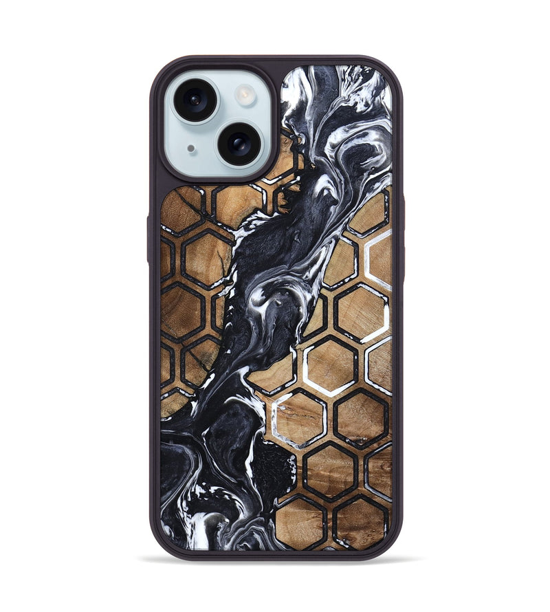 iPhone 15 Wood Phone Case - Jovanni (Pattern, 798707)