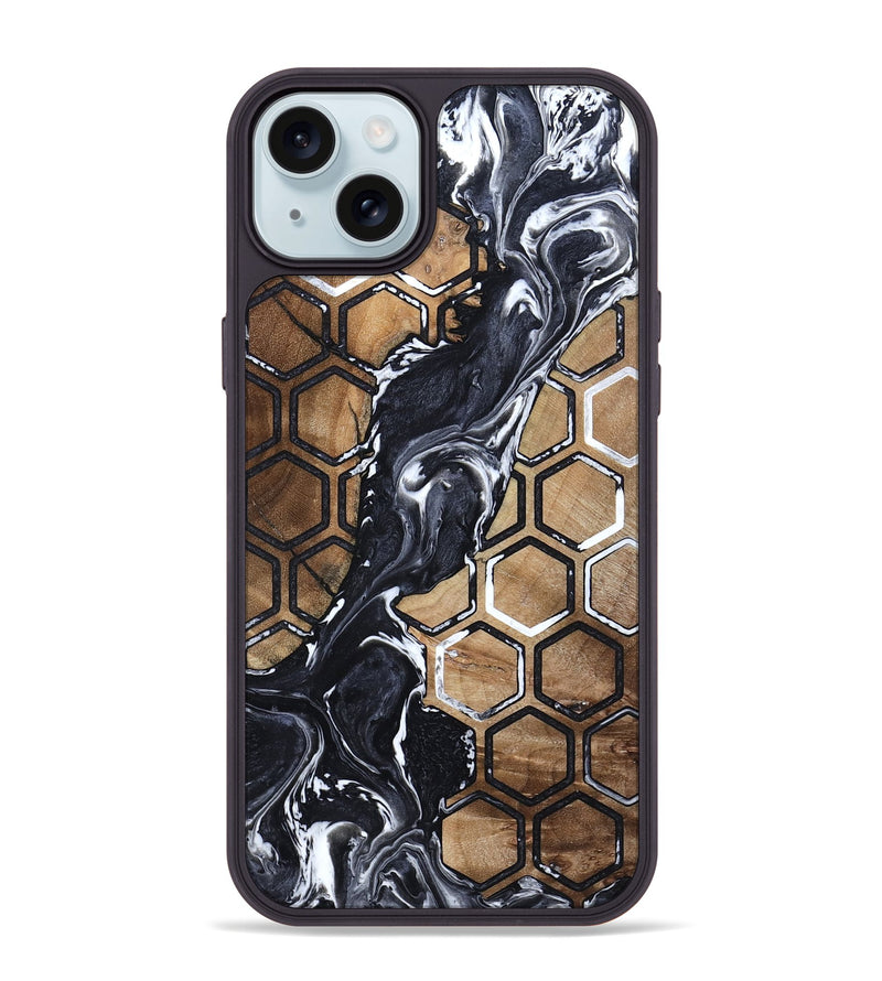 iPhone 15 Plus Wood Phone Case - Jovanni (Pattern, 798707)