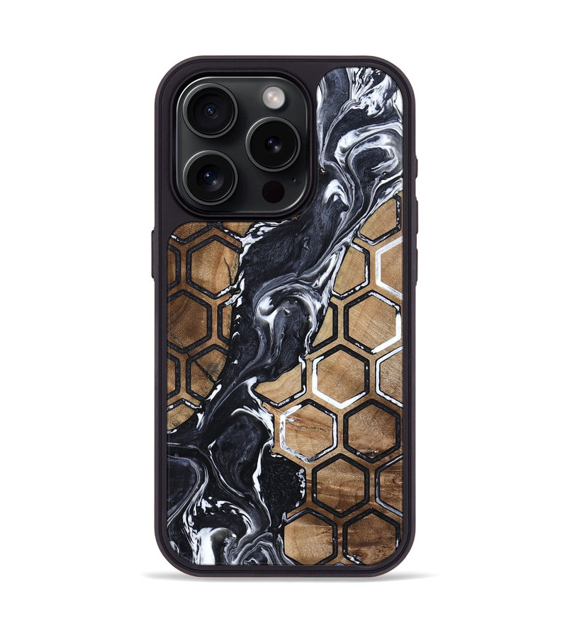 iPhone 15 Pro Wood Phone Case - Jovanni (Pattern, 798707)