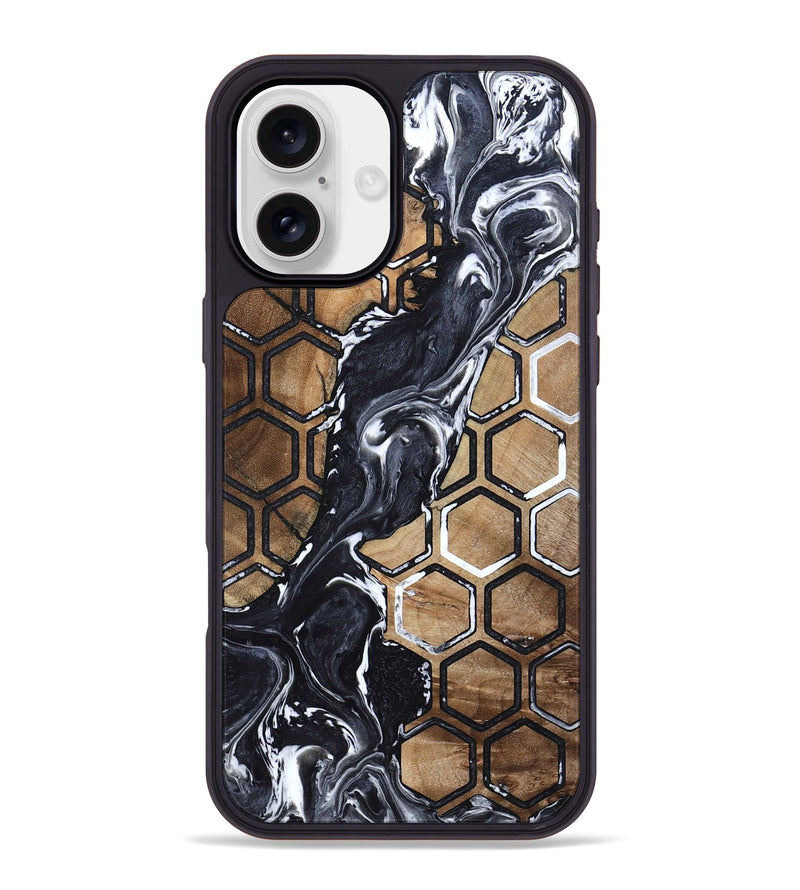 iPhone 16 Plus Wood Phone Case - Jovanni (Pattern, 798707)