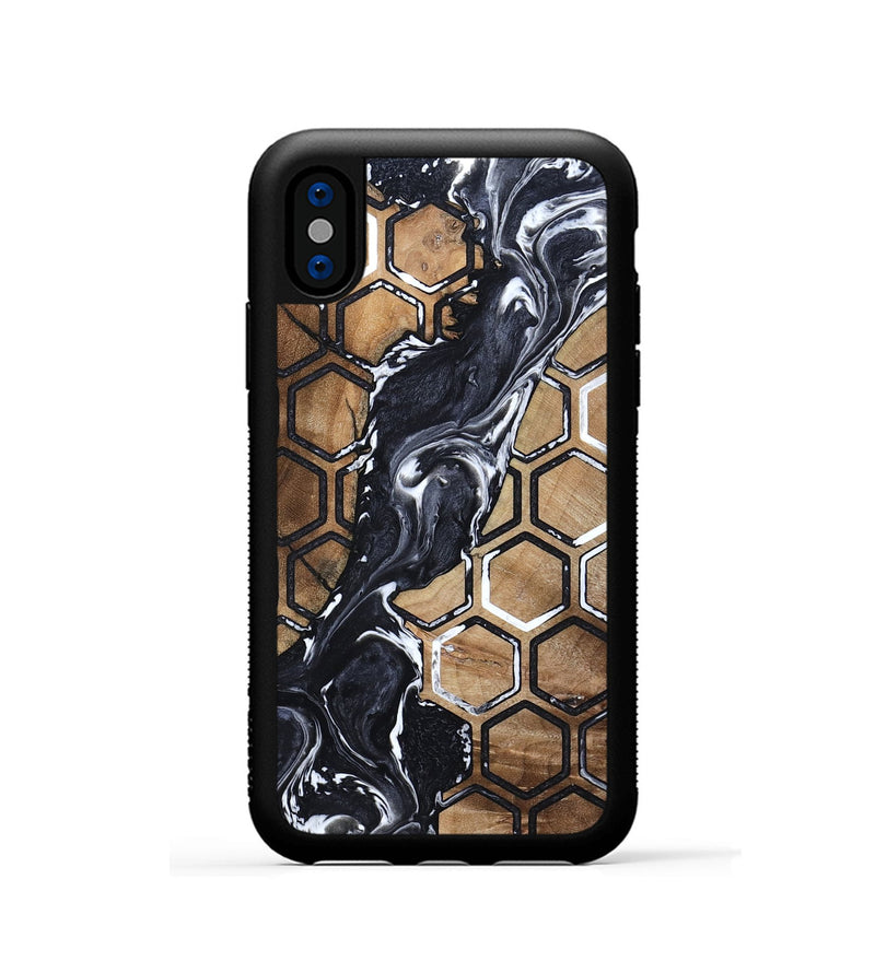 iPhone Xs Wood Phone Case - Jovanni (Pattern, 798707)