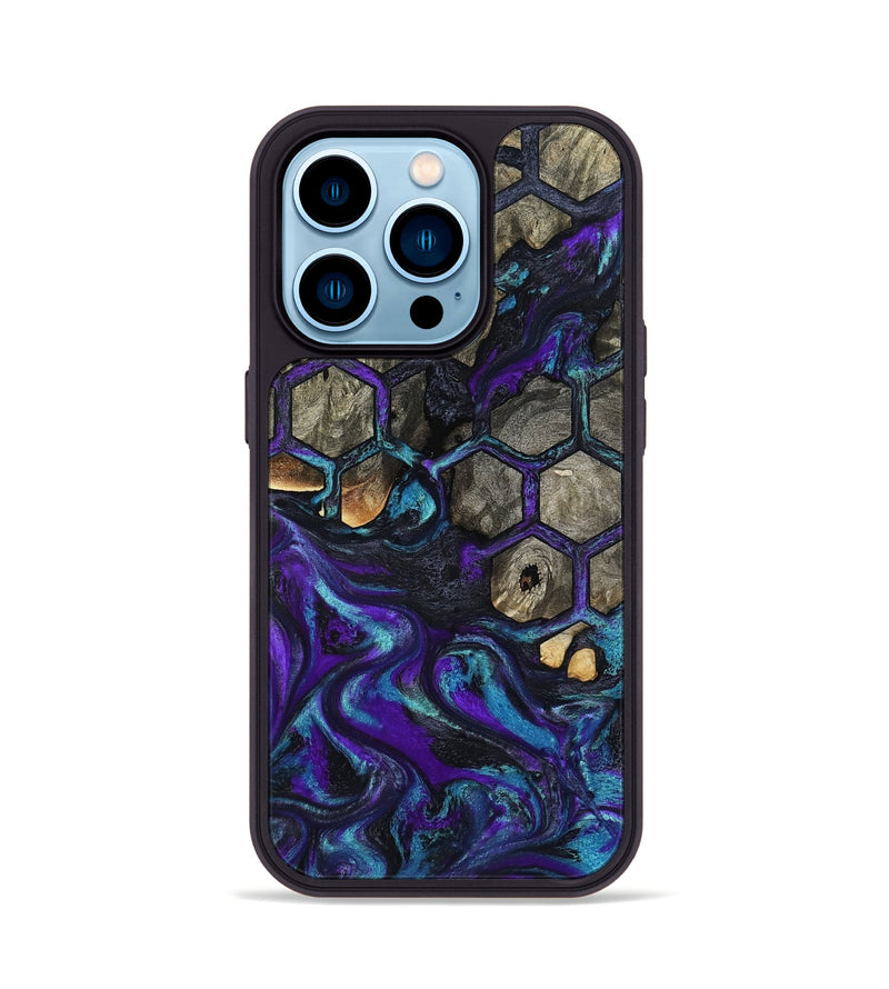 iPhone 14 Pro Wood Phone Case - Ieshia (Pattern, 798709)