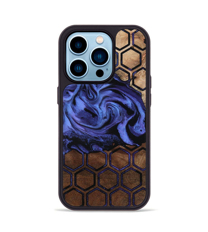 iPhone 14 Pro Wood Phone Case - Connor (Pattern, 798711)