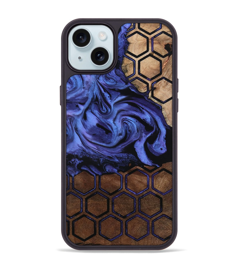 iPhone 15 Plus Wood Phone Case - Connor (Pattern, 798711)