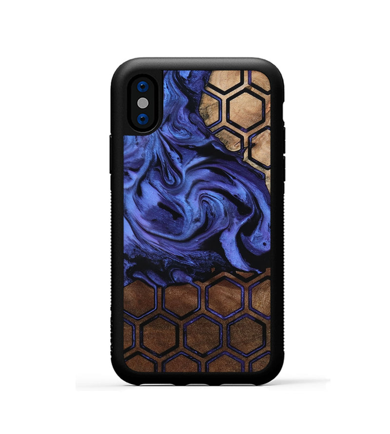 iPhone Xs Wood Phone Case - Connor (Pattern, 798711)