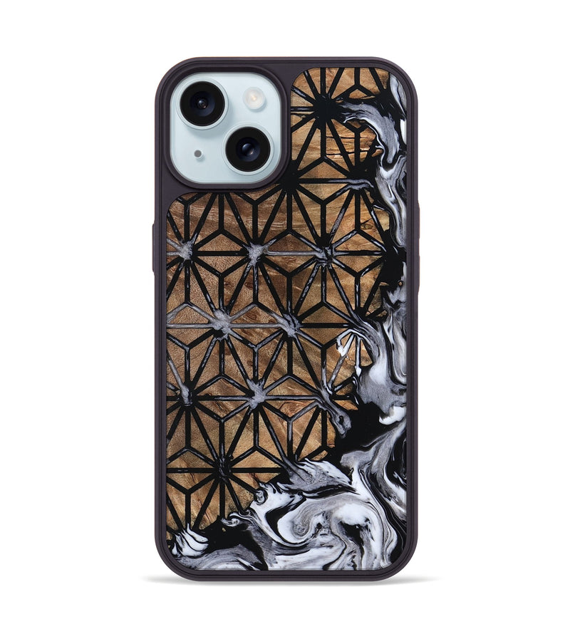iPhone 15 Wood Phone Case - Kaison (Pattern, 798713)