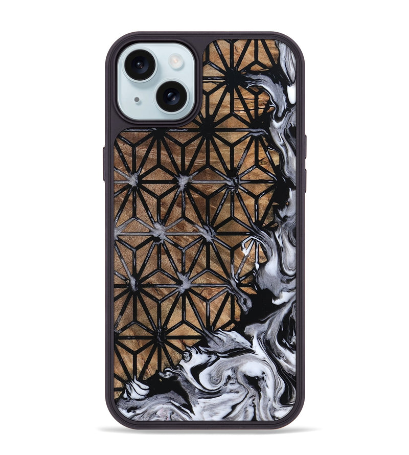 iPhone 15 Plus Wood Phone Case - Kaison (Pattern, 798713)