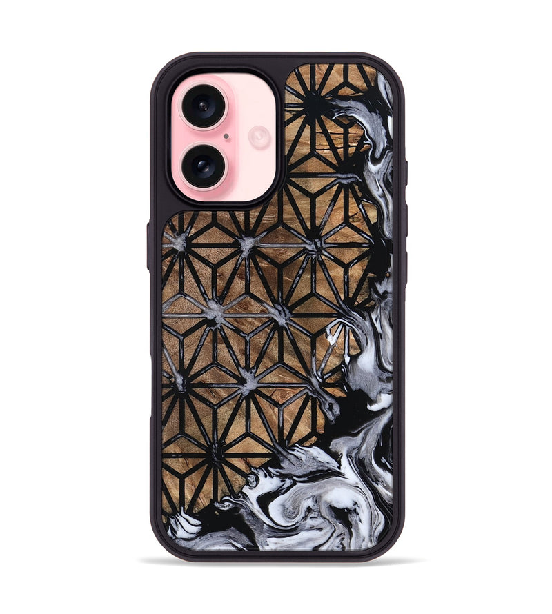iPhone 16 Wood Phone Case - Kaison (Pattern, 798713)