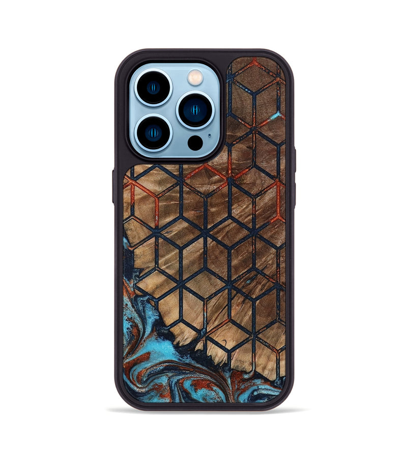 iPhone 14 Pro Wood Phone Case - Molly (Pattern, 798714)