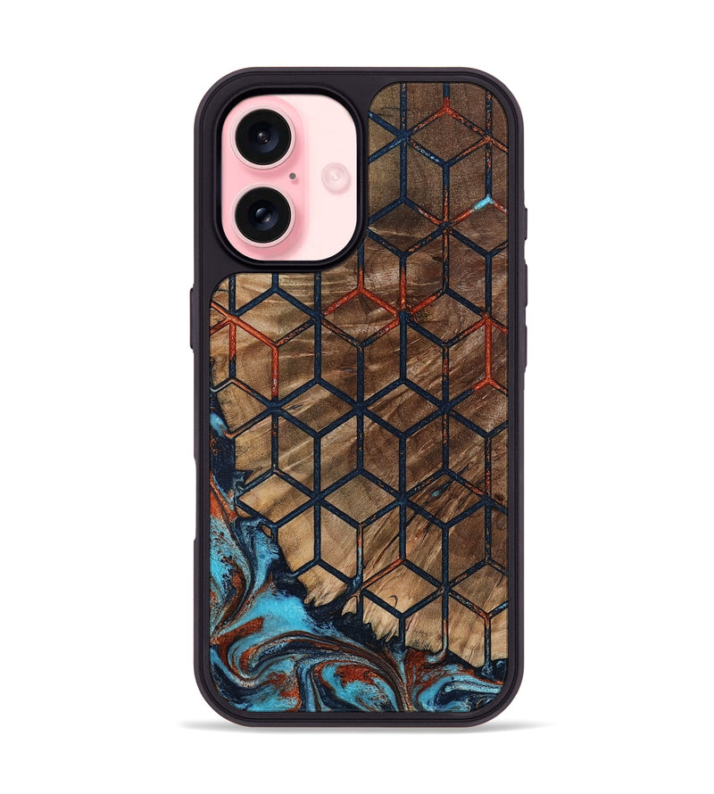 iPhone 16 Wood Phone Case - Molly (Pattern, 798714)