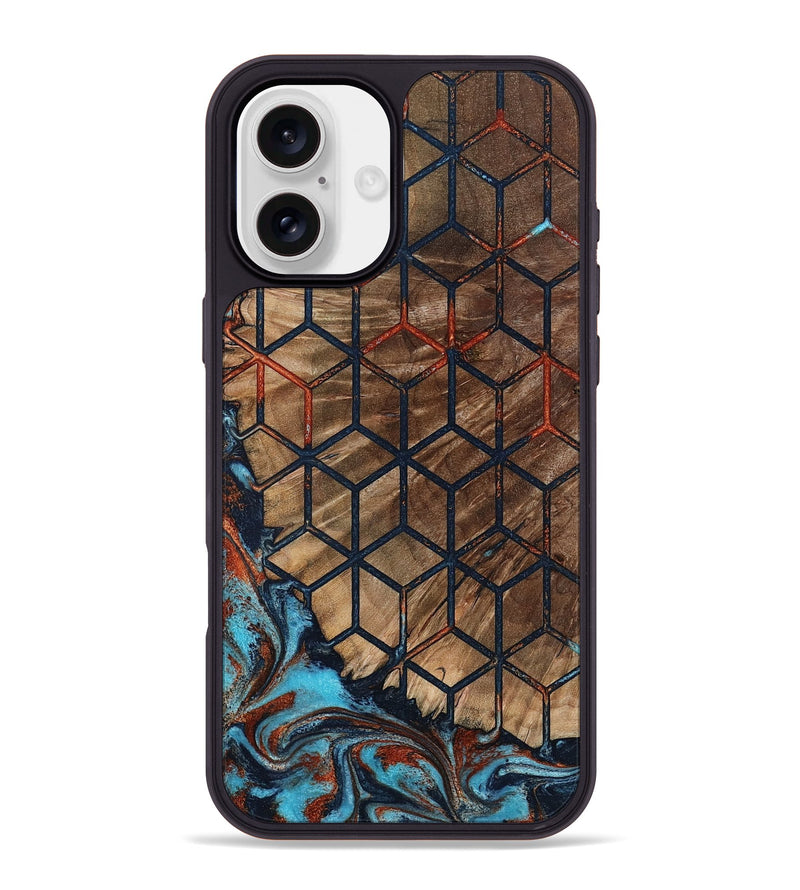 iPhone 16 Plus Wood Phone Case - Molly (Pattern, 798714)