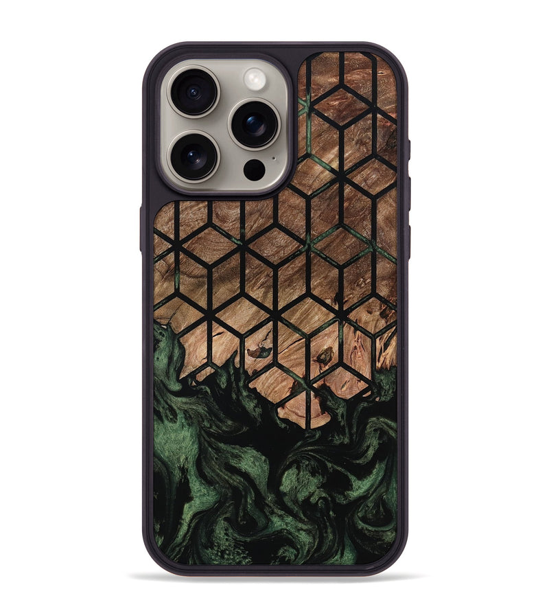 iPhone 15 Pro Max Wood Phone Case - Jaleesa (Pattern, 798716)
