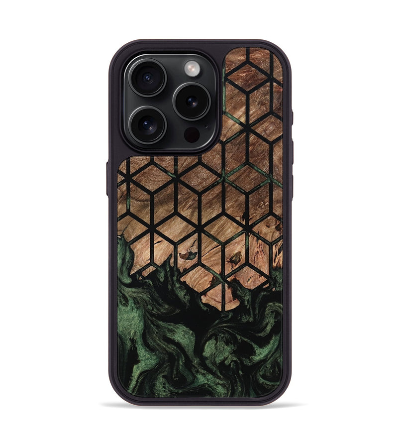 iPhone 15 Pro Wood Phone Case - Jaleesa (Pattern, 798716)