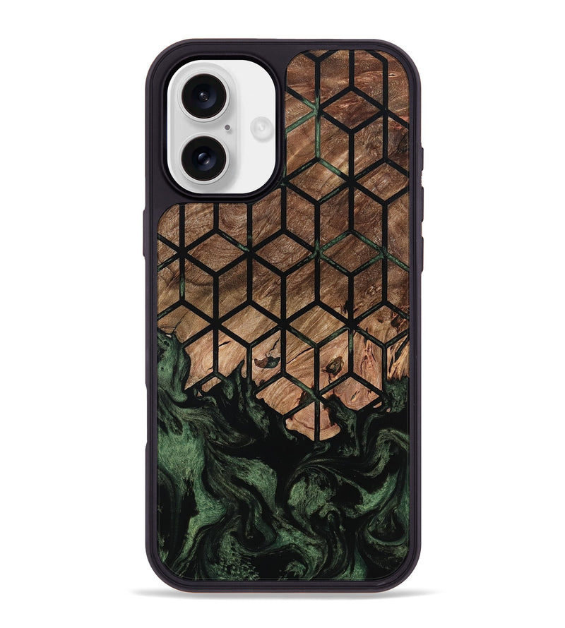 iPhone 16 Plus Wood Phone Case - Jaleesa (Pattern, 798716)