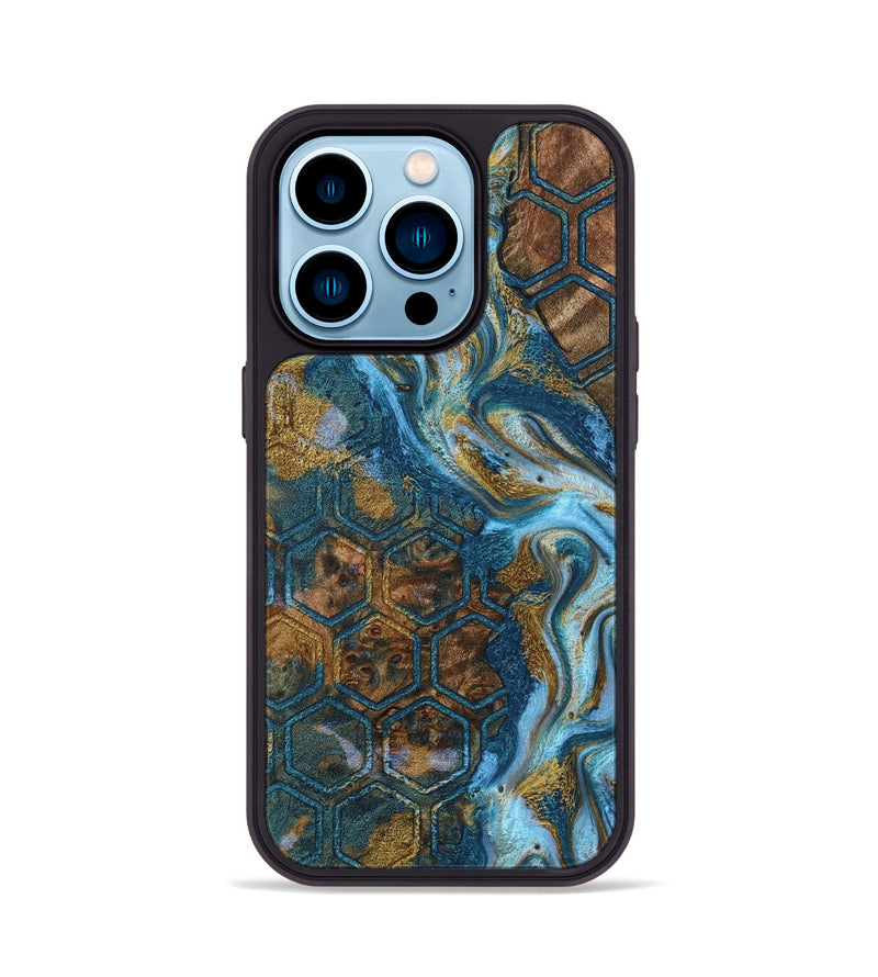 iPhone 14 Pro Wood Phone Case - Jensen (Pattern, 798720)