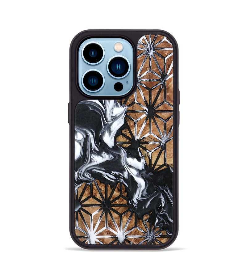 iPhone 14 Pro Wood Phone Case - Emmalee (Pattern, 798721)