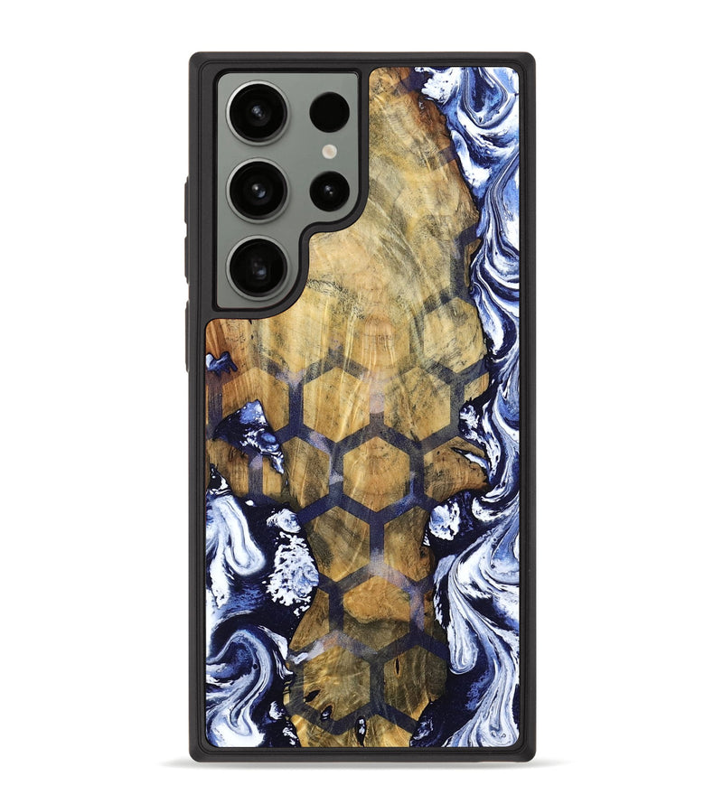 Galaxy S23 Ultra Wood Phone Case - Hamza (Pattern, 798726)