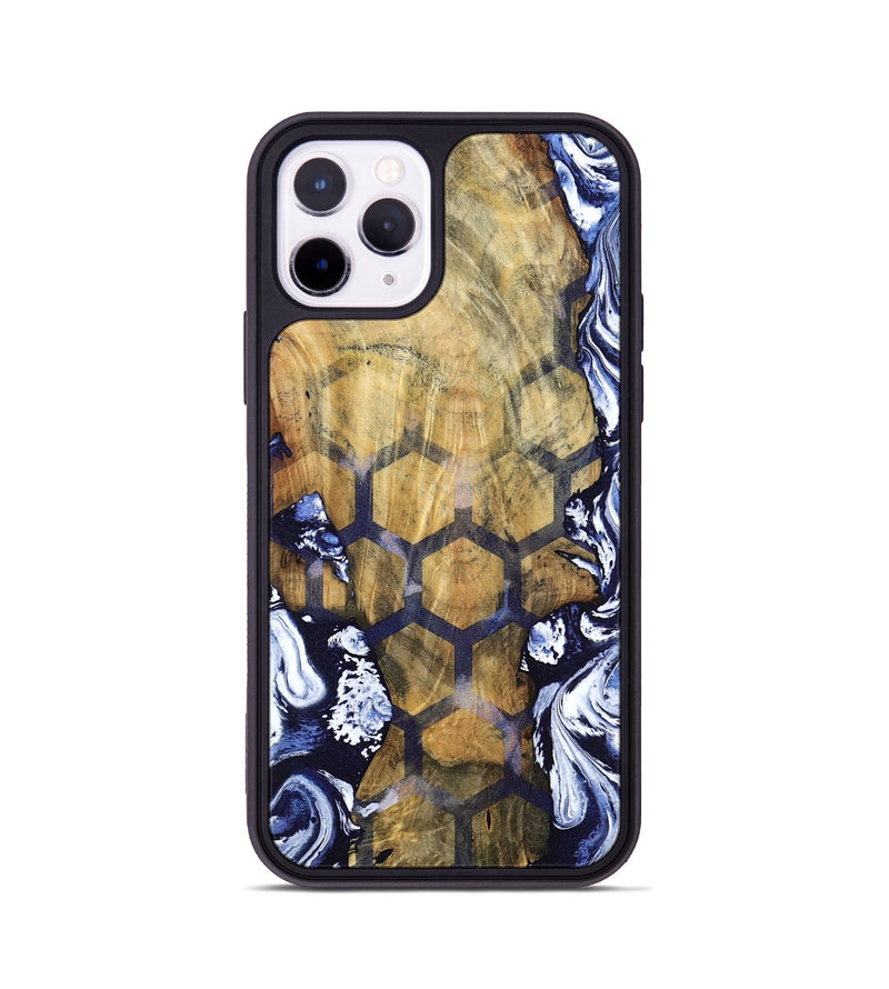 iPhone 11 Pro Wood Phone Case - Hamza (Pattern, 798726)