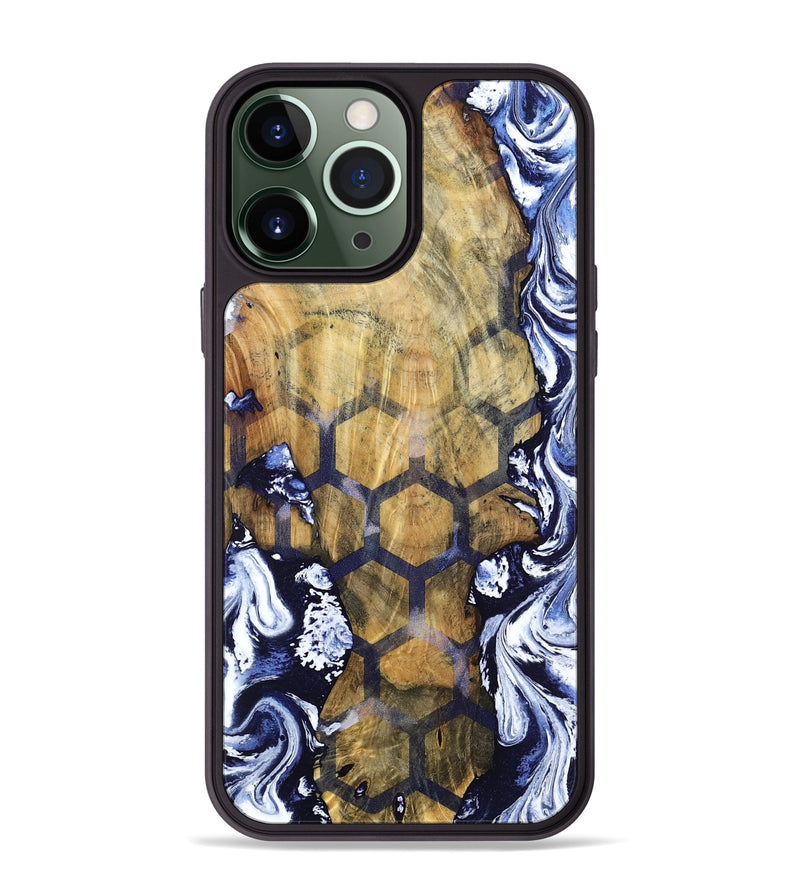 iPhone 13 Pro Max Wood Phone Case - Hamza (Pattern, 798726)