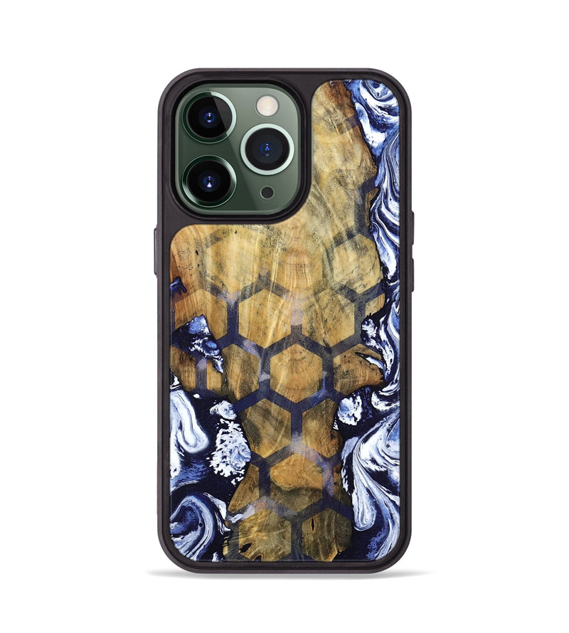 iPhone 13 Pro Wood Phone Case - Hamza (Pattern, 798726)