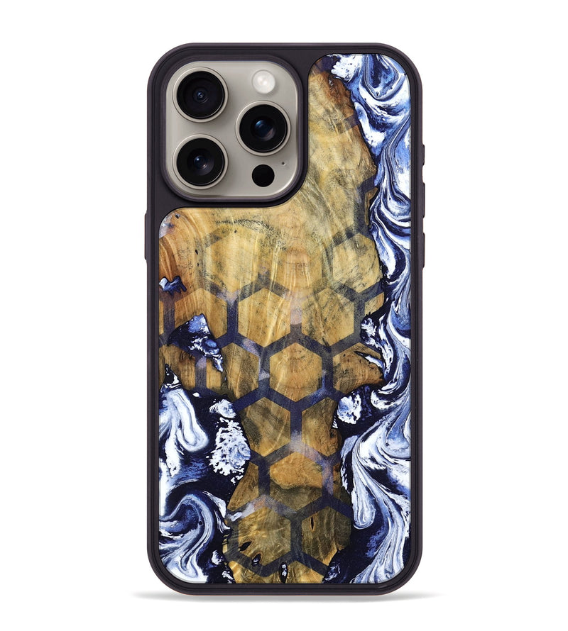 iPhone 15 Pro Max Wood Phone Case - Hamza (Pattern, 798726)