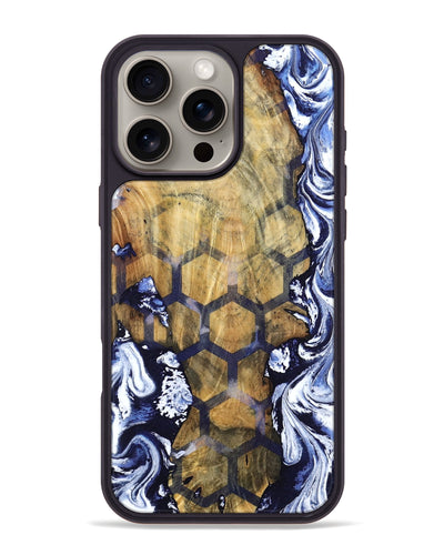 iPhone 16 Pro Max Wood Phone Case - Hamza (Pattern, 798726)