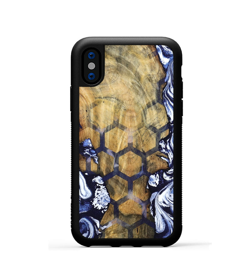 iPhone Xs Wood Phone Case - Hamza (Pattern, 798726)