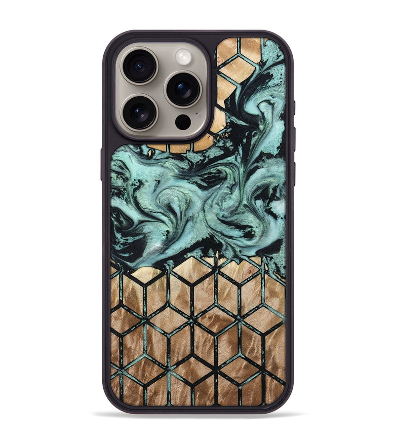 iPhone 15 Pro Max Wood Phone Case - Soleil (Pattern, 798730)