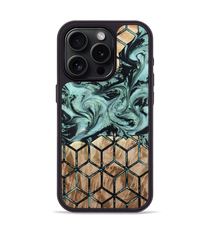 iPhone 15 Pro Wood Phone Case - Soleil (Pattern, 798730)
