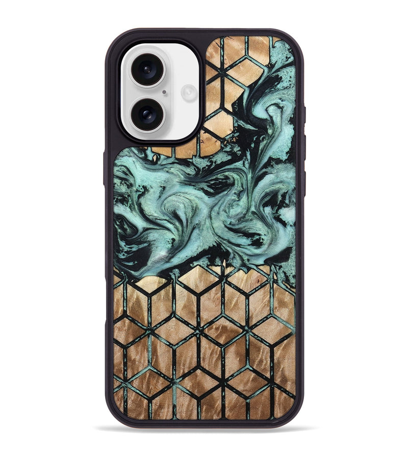 iPhone 16 Plus Wood Phone Case - Soleil (Pattern, 798730)