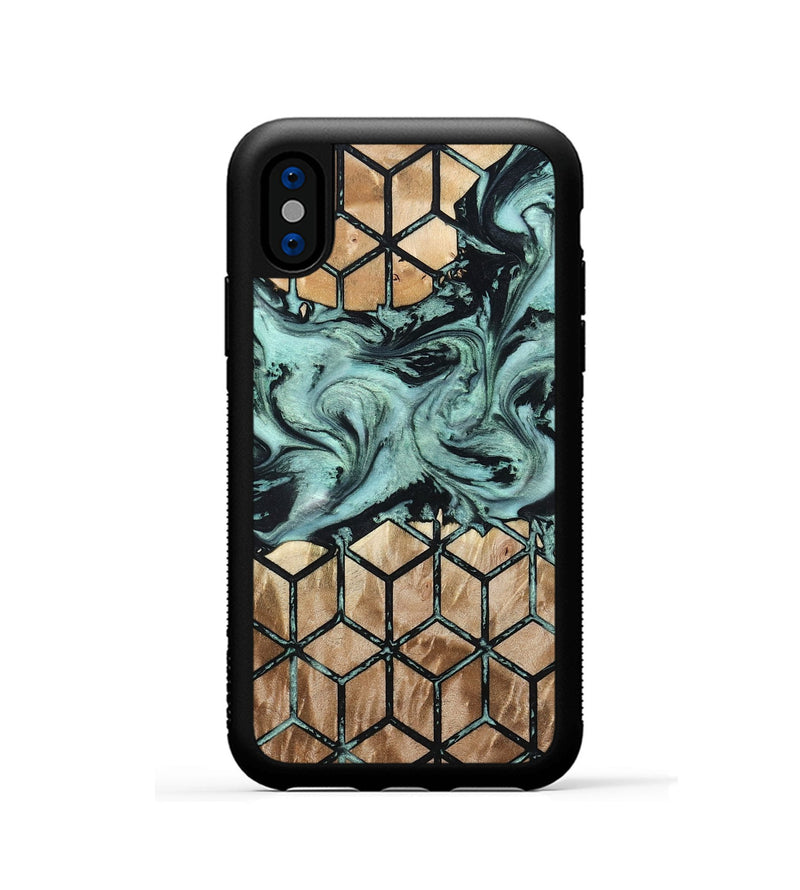 iPhone Xs Wood Phone Case - Soleil (Pattern, 798730)