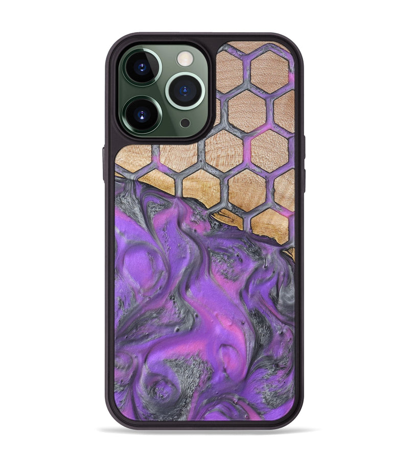 iPhone 13 Pro Max Wood Phone Case - Malayah (Pattern, 798732)