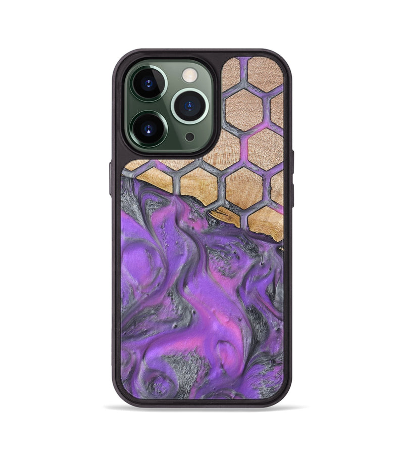 iPhone 13 Pro Wood Phone Case - Malayah (Pattern, 798732)