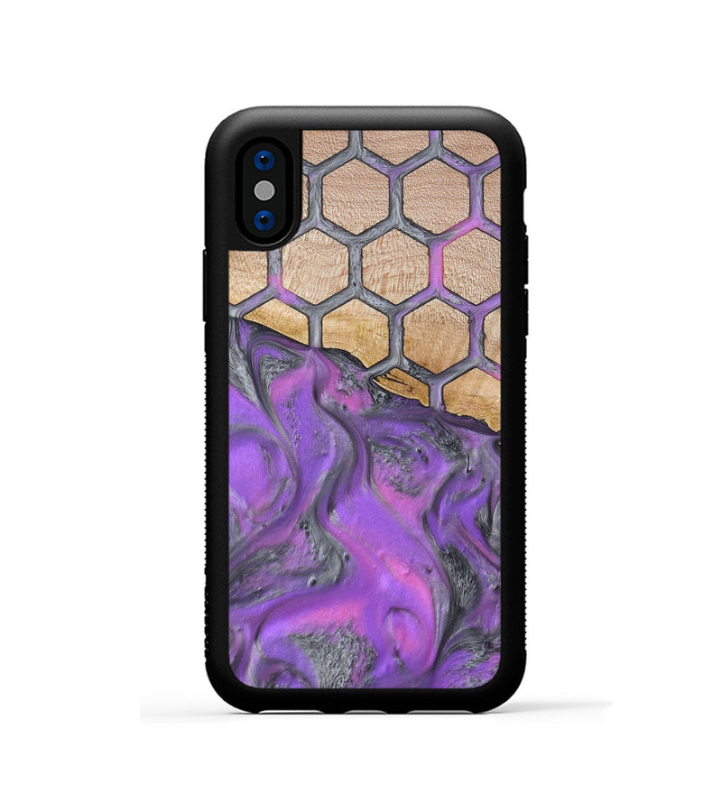 iPhone Xs Wood Phone Case - Malayah (Pattern, 798732)