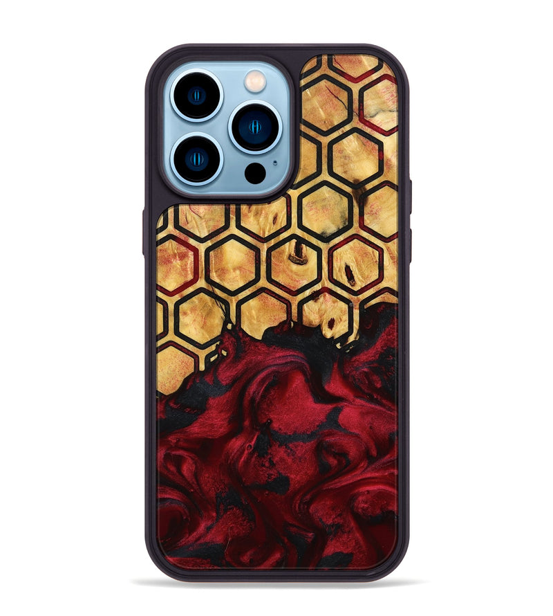 iPhone 14 Pro Max Wood Phone Case - Tatiana (Pattern, 798733)