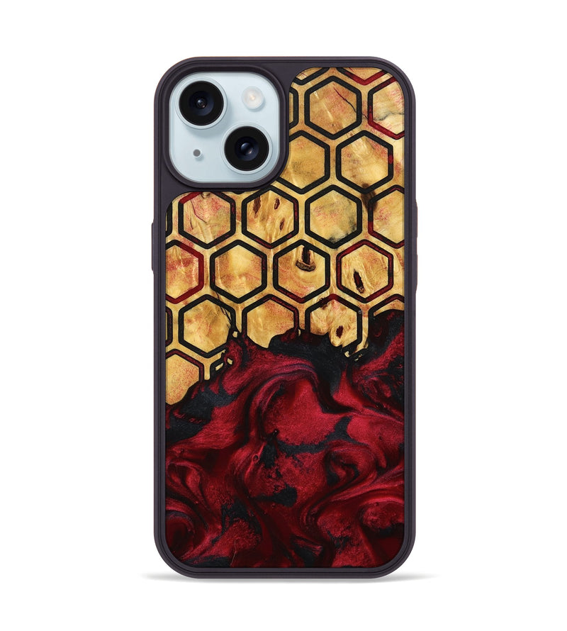 iPhone 15 Wood Phone Case - Tatiana (Pattern, 798733)